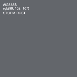 #63666B - Storm Dust Color Image